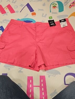 Lee Bright Pink Women's Cargo Shorts